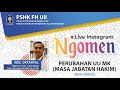 NGOMEN #2 - Perubahan UU MK (Masa Jabatan Hakim)