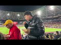 A Liverpool fan went to watch COLOMBIA VS SPAIN football game 2024 03 22