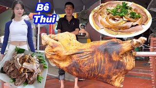 CUỐI TUẦN QUÁN BÊ THUI NGUYÊN CON 138KG NGON BÁ CHÁY Ở LẠNG SƠN