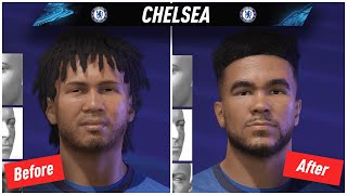 FIFER's FIFA 21 Realism Mod vs Default FIFA Faces Comparison | Chelsea