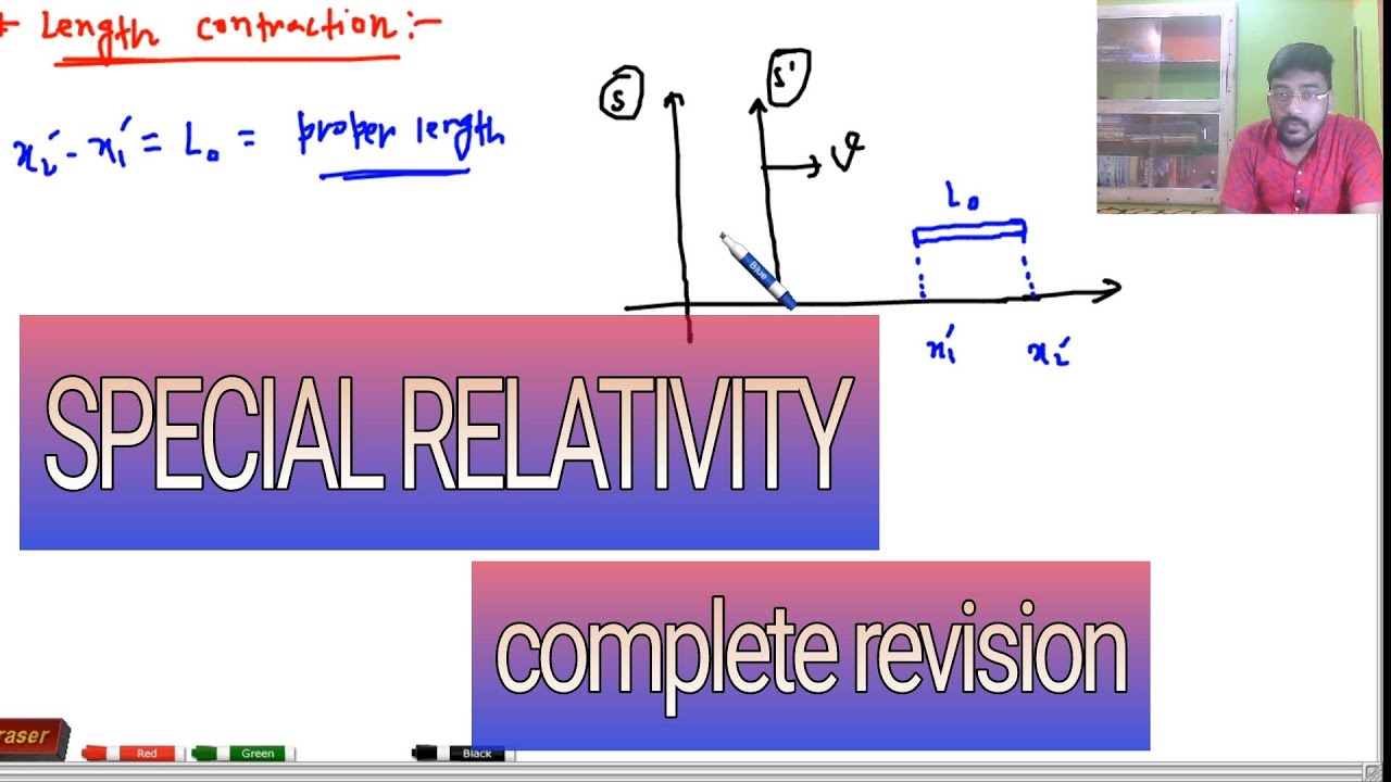 Lec. 1.Special Theory Of Relativity(complete Revision) - YouTube