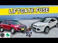 FORD ESCAPE LIFTGATE TAILGATE FUSE LOCATION 2013 2014 2015 2016 2017 2018 2019