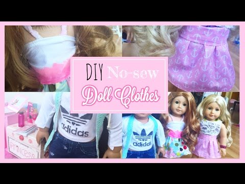 DIY No-Sew American Girl Doll Clothes! DIY No-Sew American Girl Doll Clothes!