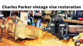 Charles Parker vintage vise restoration