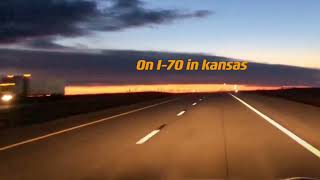 最美不过夕阳红on I-70 Hwy