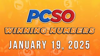 P49M Jackpot Ultra Lotto 6/58, 2D, 3D, and Superlotto 6/49 | January 19, 2025