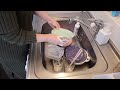 asmr 食器洗いの音 素手 dishwashing dish soap 音フェチ 無言 no talking