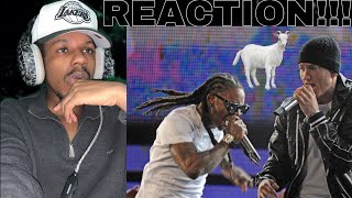 THE REAL GOATS!!!| Eminem vs. Lil Wayne freestyle (REACTION!!!!)