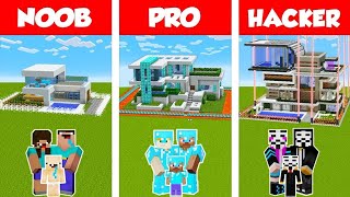 Minecraft: How to Build a Small & Easy Modern House - Tutorial
