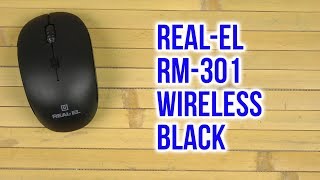 Распаковка Real-El RM-301 Wireless Black