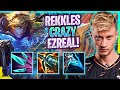 REKKLES CRAZY GAME WITH EZREAL! | FNC Rekkles Plays Ezreal ADC vs Quinn! | Preseason 2023