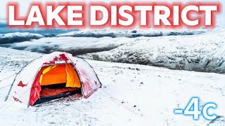 LAKE DISTRICT WINTER CAMP | SUB ZERO | HILLEBERG SOULO BLACK LABEL