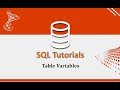 SQL Tutorials - 12.Table Variables in SQL