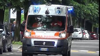 [Wail-Yelp] Ambulanza PA Volontari Pontoglio in Sirena