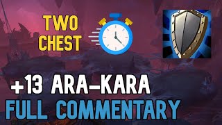 +13 Ara-Kara TWO CHEST | Prot Warrior - Full Commentary