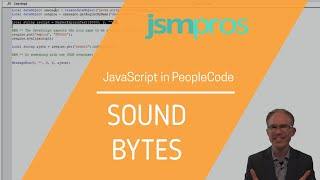 PeopleTools Sound Bytes Episode 16: JavaScript in PeopleCode