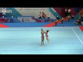 Esme Mathias & Natalia Gilbert (GBR) - 2023 ACRO European Champions, Junior Women’s Pairs All-Around