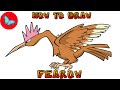 How To Draw Pokemon - Fearow | Drawing Animals