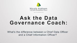 What's the difference between a Chief Data Officer and a Chief Information Officer?