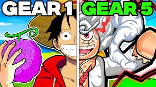 If Luffy Unlocked Gear 1 to GEAR 5 in Roblox!