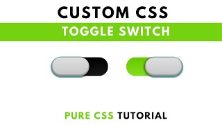 How to Create a Custom Toggle Switch Button Using Only HTML & CSS #CodeWithTanmay | CSS Tutorials