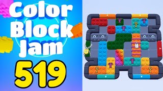 Color Block Jam Level 519 Solution