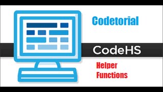 Codehs/Javascript tutorial "codetorial" #2