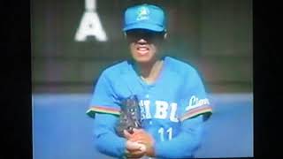 1993日本シリーズGAME4ヤクルトスワローズ川崎憲次郎VS西武ライオンズ石井丈裕　神宮球場　辻発彦　平野謙　鈴木健　飯田哲也　荒井幸雄　古田敦也