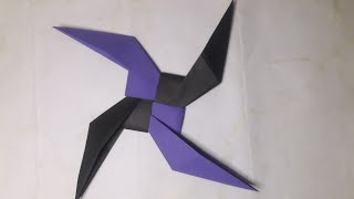 How To Make a Paper Ninja Star (Shuriken) - Origami #shorts #diy