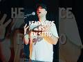 Head Voice VS Falsetto #voice #singer #singing #falsetto #headvoice #song #exercise #shorts