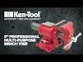 ken tool product 5 inch professional multi purpose bench vise