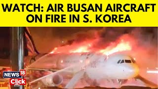 Air Busan Flight Catches Fire At Gimhae Airport, South Korea, No Casualties | N18G | News18