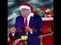 trump fa la trump dance sulla slitta e porta i regali di natale