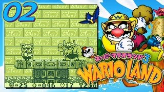 【GB】 スーパーマリオランド3 ワリオランド Wario Land: Super Mario Land 3 - Playthrough 02