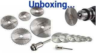 Mini HSS Circular Saw Blades Rotating Tool | Rotary Metal Cutter Discs |ParamTechTalk | Unboxing