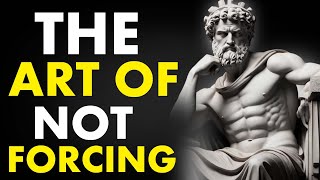 Don't Force Anything -The Art Of Not Forcing|Stoicism
