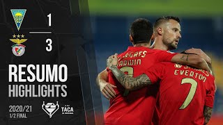 Highlights | Resumo: Estoril Praia 1-3 Benfica (Taça de Portugal 20/21)