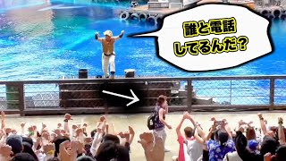 自由すぎる外国人観光客たち【USJ】ウォーターワールド 2024.6.4（火）14:15