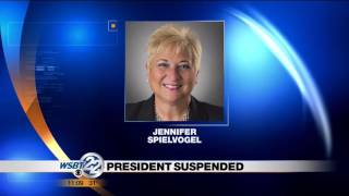 Lake Michigan College suspends new president