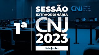 1ª Sessão Extraordinária de 2023 - 5 de junho