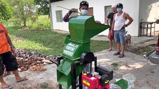 Buko husk shredder 7hp