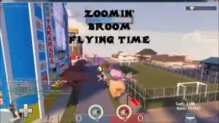 Team Fortress 2 - Using Zoomin' Broom taunt to fly