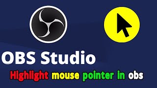 How to highlight mouse cursor in windows 10 || Screen recording || OBS studio | Bangla tutorial