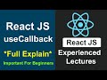 React JS Experienced Lectures #27 - React JS useCallback Hook With Examples In React JS In Hindi