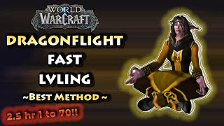 1-70 fast leveling guide in Dragonflight | Cheese method for 1-70 leveling in wow!