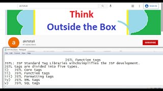 #JSTL tutorial #JSP JSTL function tags #string manipulation using JSTL functions #JSTL tags division