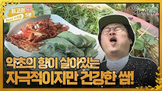 [최고의 5분_자연인] 자연인 비장의 무기로 만든 더덕구이 쌈밥! MBN 220622 방송