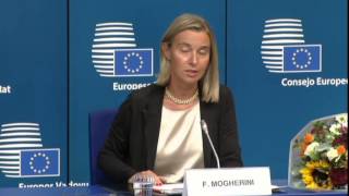 Federica MOGHERINI, newly appointed High Representative for Foreign Affairs