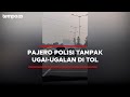 Viral Video Mobil Pajero Bernomor Polisi Ugal ugalan di Tol JORR Arah PIK