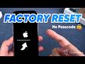 How to Factory Reset iPhone without Passcode 2026 | 5 Easy Ways